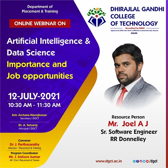 Artificial Intelligence and Datascience